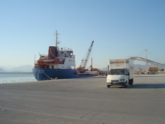 Nauplia Hafen mit Gramms